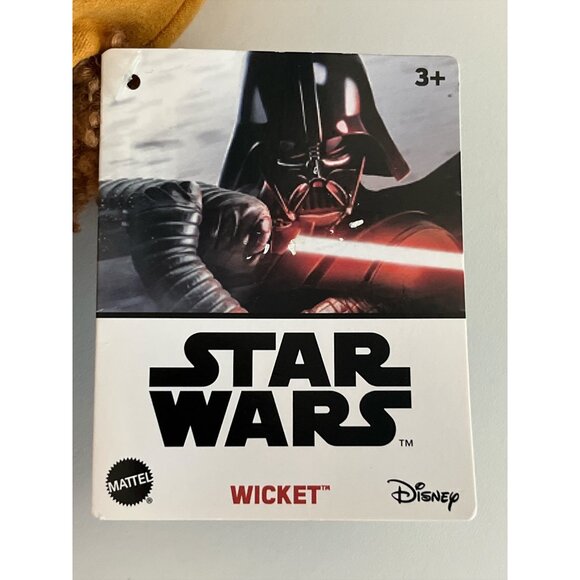 Star Wars Wicket Ewok Plush – Mattel Disney – With Tags – 2021 - Picture 2 of 7